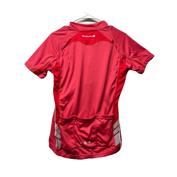 Endura Women's Rapido Short Sleeve Jersey Pink Red Size Medium Cycling - Picture 4 of 4